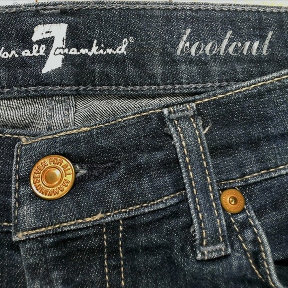 SOLD 7 For All Mankind Boot Cut Womens sz 27 #938 - Picture 6 of 6
